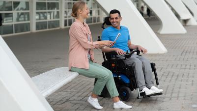 benefit|AVIVA BE12.jpg|Invacare Aviva RX 40 Modulite power wheelchair