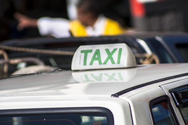 Accessible travel in a wheelchair taxi
