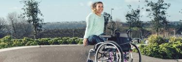 inspirational|ACTION5 BE02.jpg|Manual wheelchair Invacare Action 5 - Action 5 rigid - Aluminium and foldable