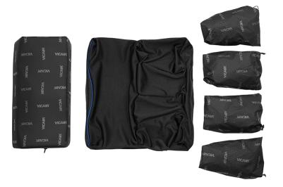 Pieces that make up Vicair Active O2 cushion
