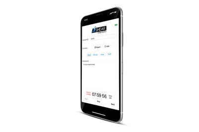Monitor shear forces on iShear App