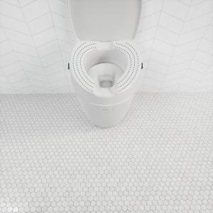 Contoured seat shaped for comfort