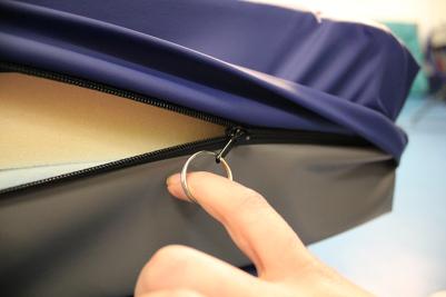 Dyna-Form mercury Advance “Ring Pull” zip design to aid arthritic hands or other disabilities