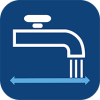 Water flow rate cleansing