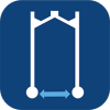 Base width, inner dimensions (legs closed)
