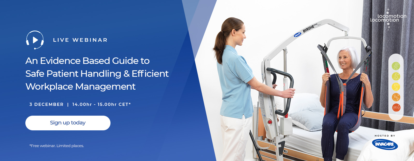 online webinar "An Evidence-Based Guide to Safe Patient Handling and Efficient Workplace Management."