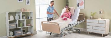 inspirational|NORDBED OPTIMO120 BE03.jpg|The Invacare NordBed Optimo Wide medical bed