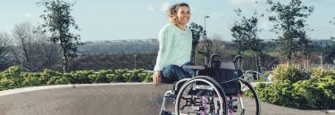 inspirational|ACTION5 BE02.jpg|Manual wheelchair Invacare Action 5 - Action 5 rigid - Aluminium and foldable