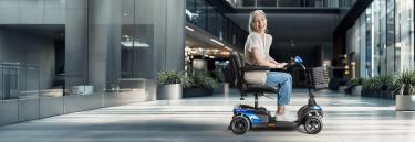 Invacare Colibri mobility scooter outside