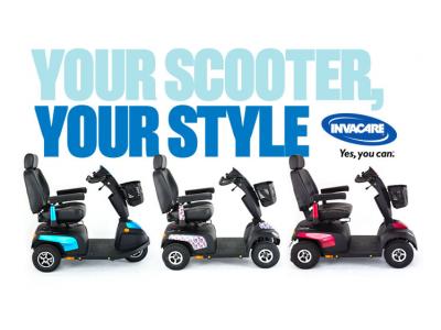 Invacare mobility scooter visualizer