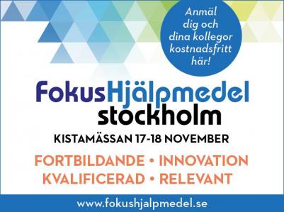 Fokus Hjälpmedel trade fair in Sweden image Fokus Hjälpmedel trade fair in Sweden image