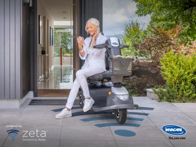 Invacare Connected Scooters with Zeta Post Image Invacare Connected Scooters with Zeta Post Image