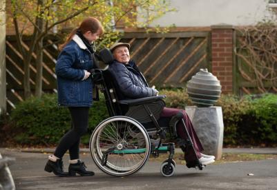 Manual wheelchair passive