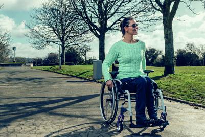 benefit|ACTION5 BE03.jpg|Manual wheelchair Invacare MyOn HC