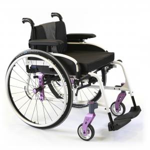 Fauteuil roulant Invacare Action 4 NG Dual HR Dossier Fixe :  personnalisation