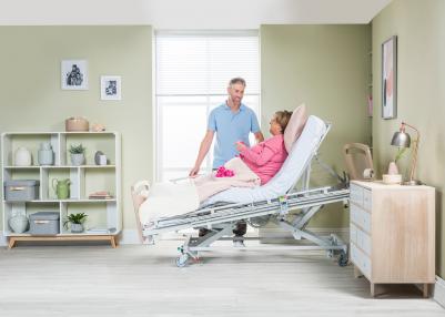 benefit|NORDBED-OPTIMO120-BE14.jpg|The Invacare NordBed Optimo Wide medical bed