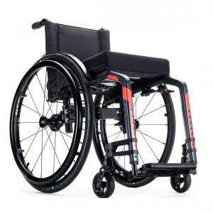 Manual wheelchair Küschall Champion black frame.