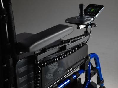 Invacare Esprit Action power wheelchair remote control close up