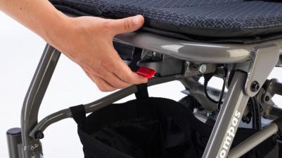 Invacare KOMPAS One Step Folding Mechanism