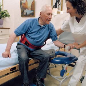EasyGlide sitting transfer from bed