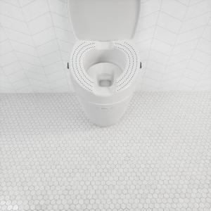 Contoured seat shaped for comfort