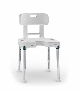 Pure Isla Shower Seat with backrest