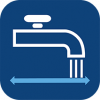 Water flow rate cleansing
