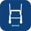 Width between wheels